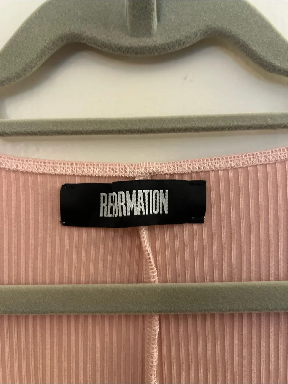 Reformation Ribbed Mini Dress - Picture 6 of 8